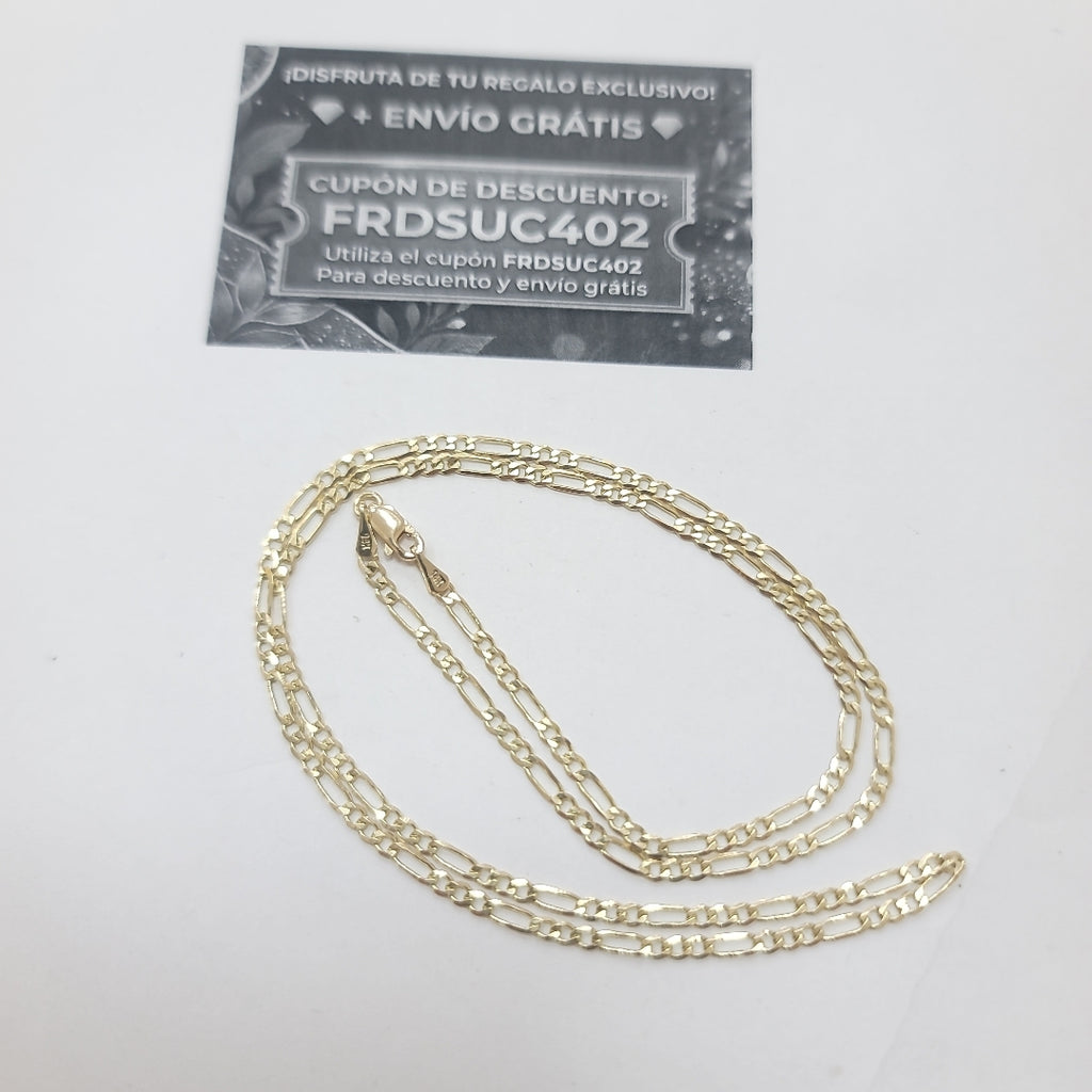 CADENA 3X1 14K 55 CM 4.9 GR (NUEVO)