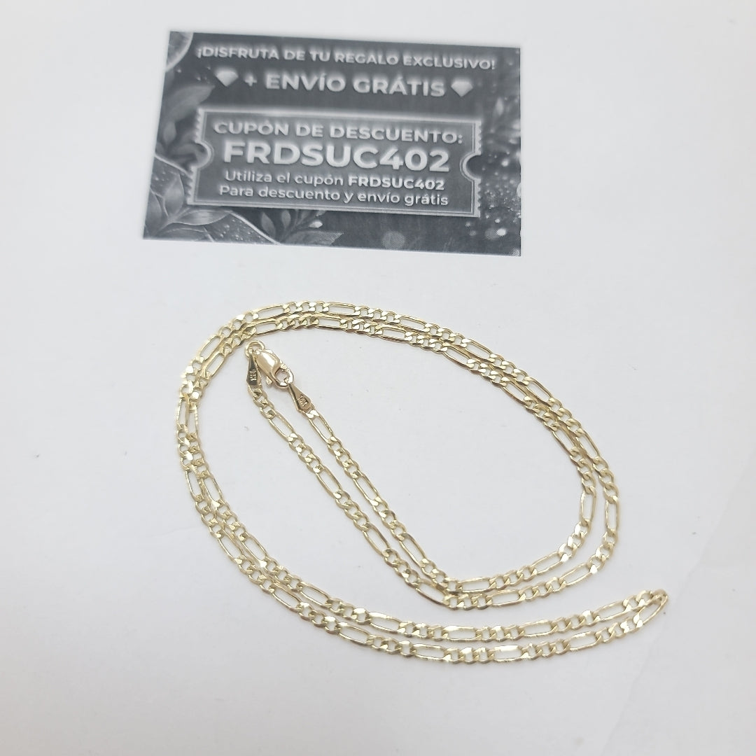 CADENA 3X1 14K 55 CM 4.9 GR (NUEVO)