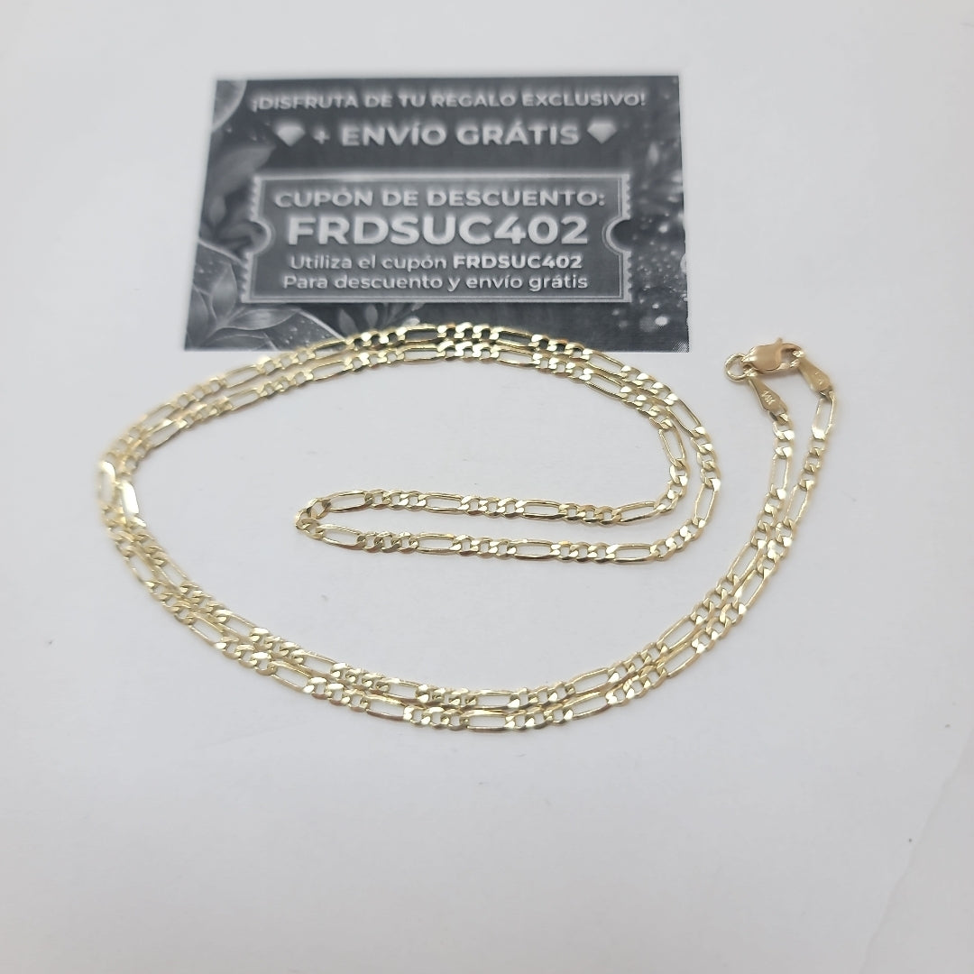 CADENA 3X1 14K 55 CM 4.9 GR (NUEVO)