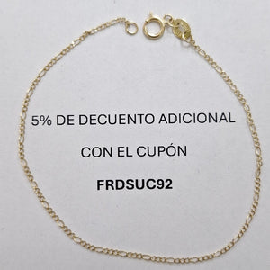 PULSERA 3X1 14K 18 CM 0.6 GR (NUEVO)