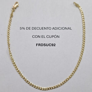 PULSERA BARBADA 14K 21 CM 2.3 GR (NUEVO)