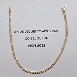 PULSERA BARBADA 14K 18 CM 2 GR (NUEVO)