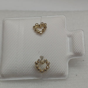 BROQUELES BROQUEL FIG CORAZON 14K 0.23 GR (NUEVO)