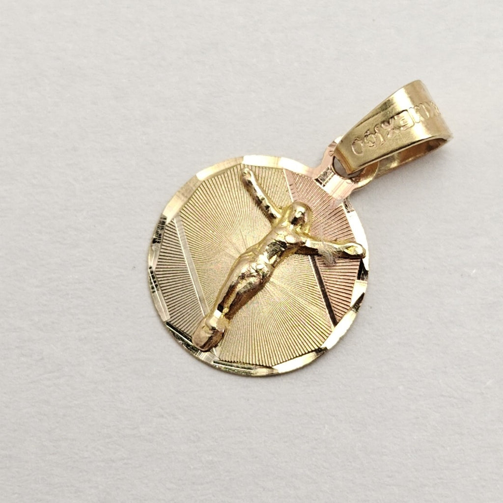 MEDALLA RELIGIOSA ORO COMBINADO 14 K 1,00 GRMS (SEMINUEVO)