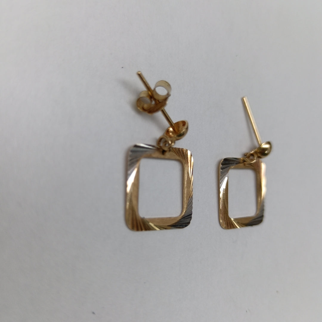 BROQUELES PAR ORO 10 K 1,70 GRMS (SEMINUEVO)