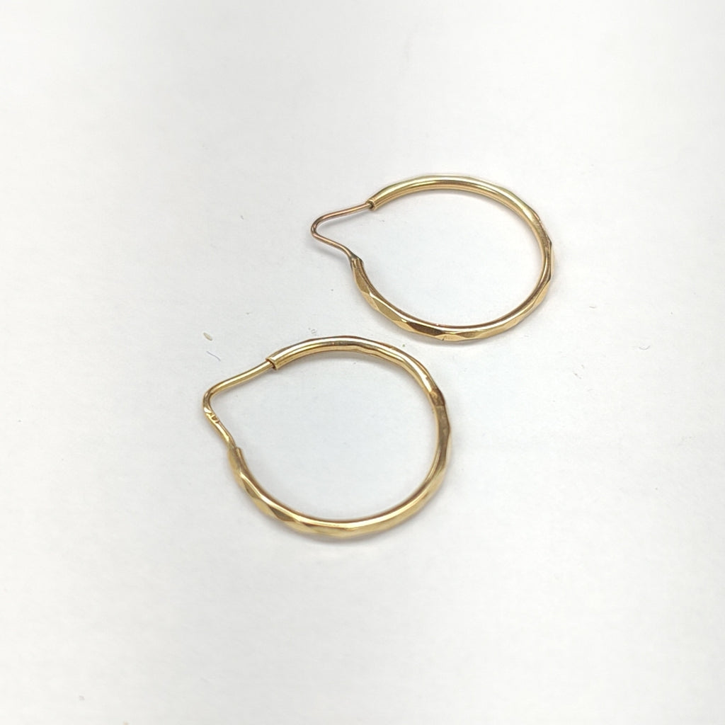 ARRACADAS PAR ORO 14 K 1.4 GRMS (SEMINUEVO)
