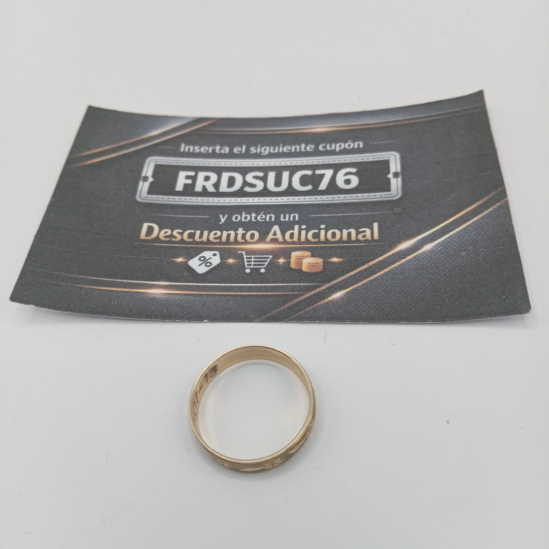 ARGOLLA ORO 10 K 1.2 GRMS (SEMINUEVO)