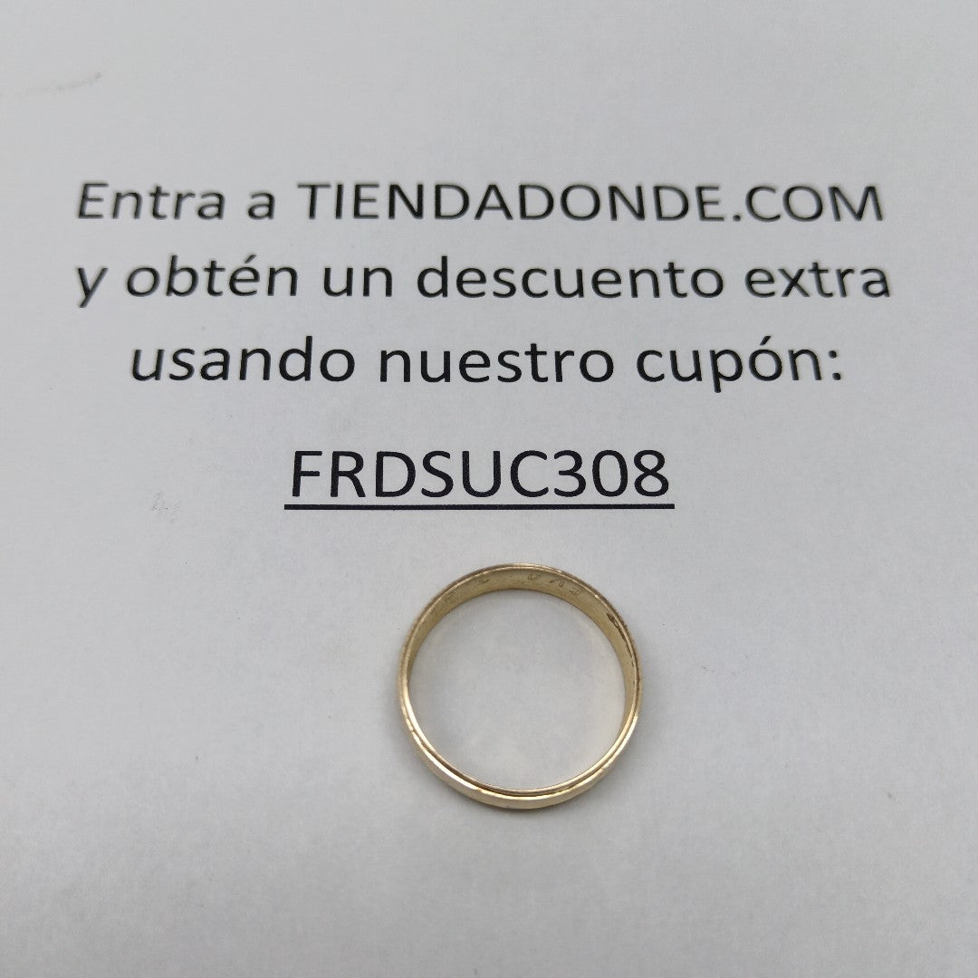 ARGOLLA ORO 14 K 2.3 GRMS (SEMINUEVO)