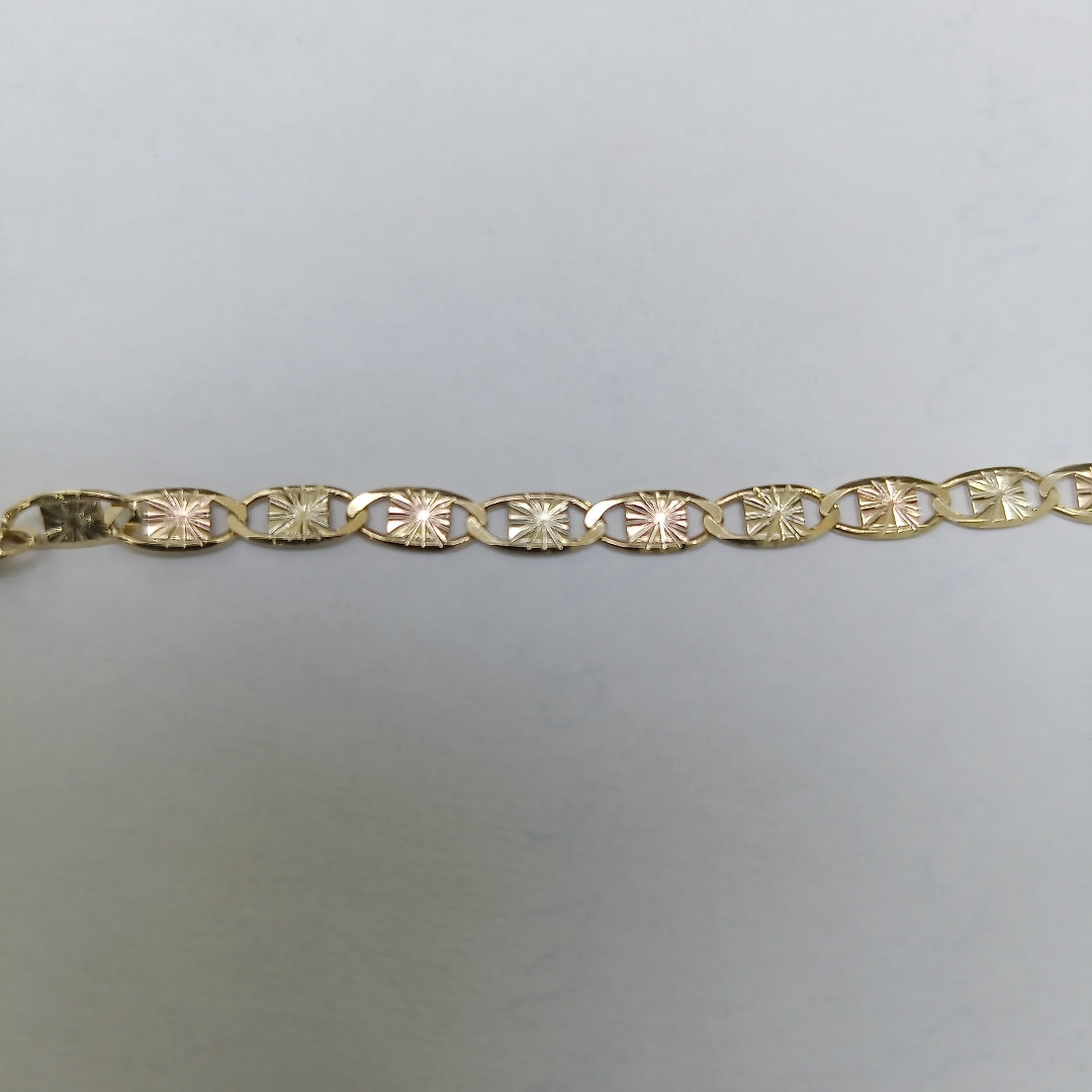 PULSERA GUCHI 14K 18 CM 3.1 GR (NUEVO)