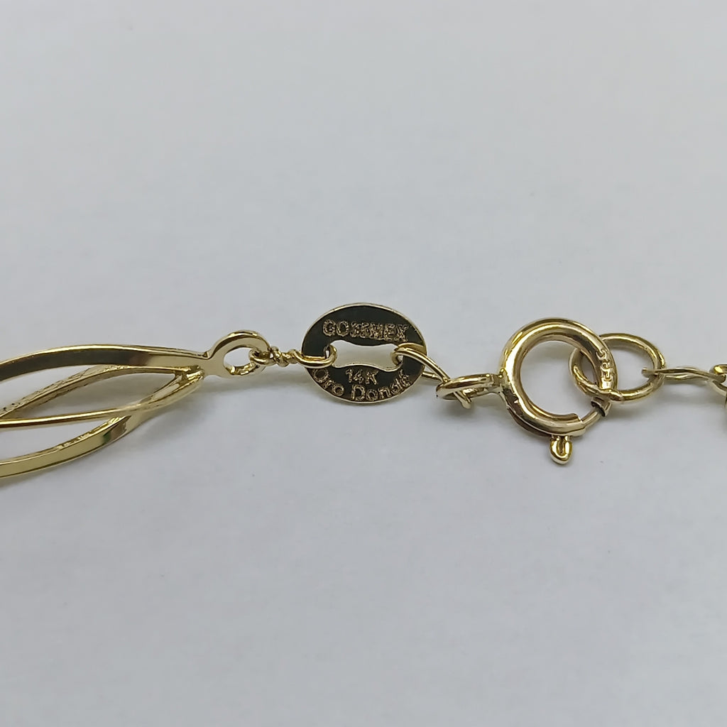 PULSERA ESPECIAL 14K 18 CM 2.1 GR (NUEVO)