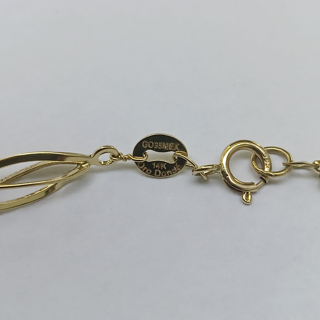 PULSERA ESPECIAL 14K 18 CM 2.1 GR (NUEVO)