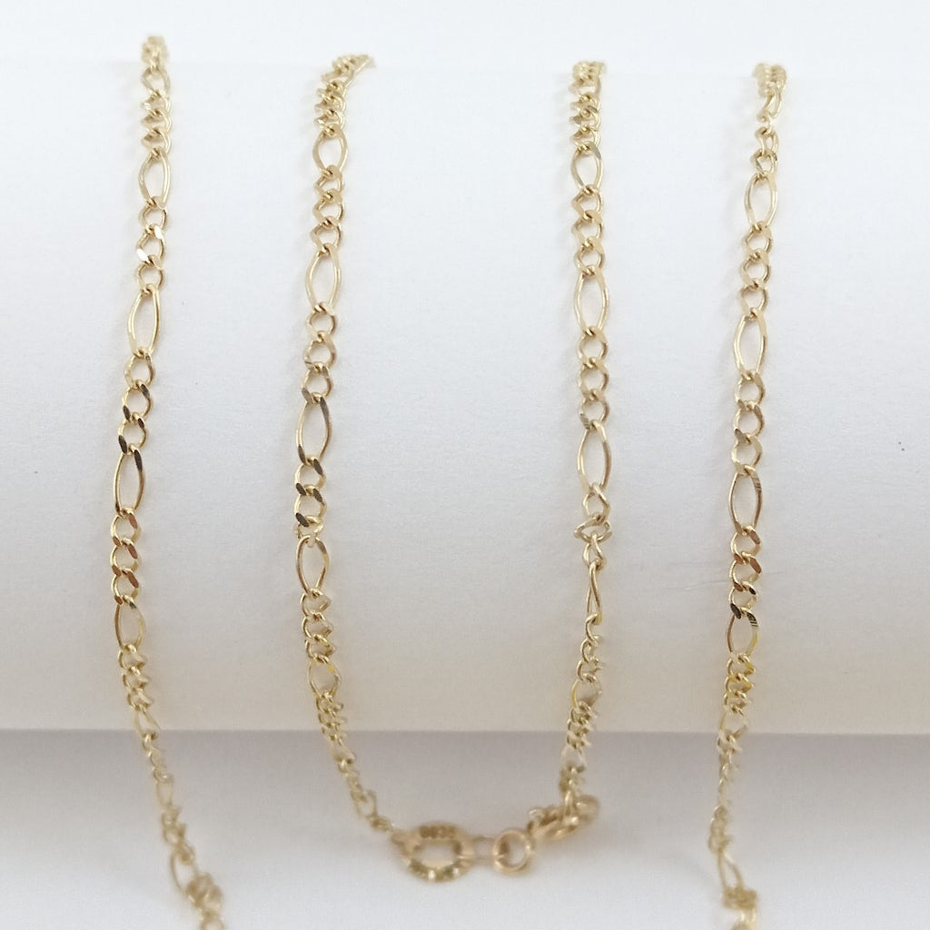 CADENA TEJIDO 3X1 14K 55 CM 2.3 GR (NUEVO)