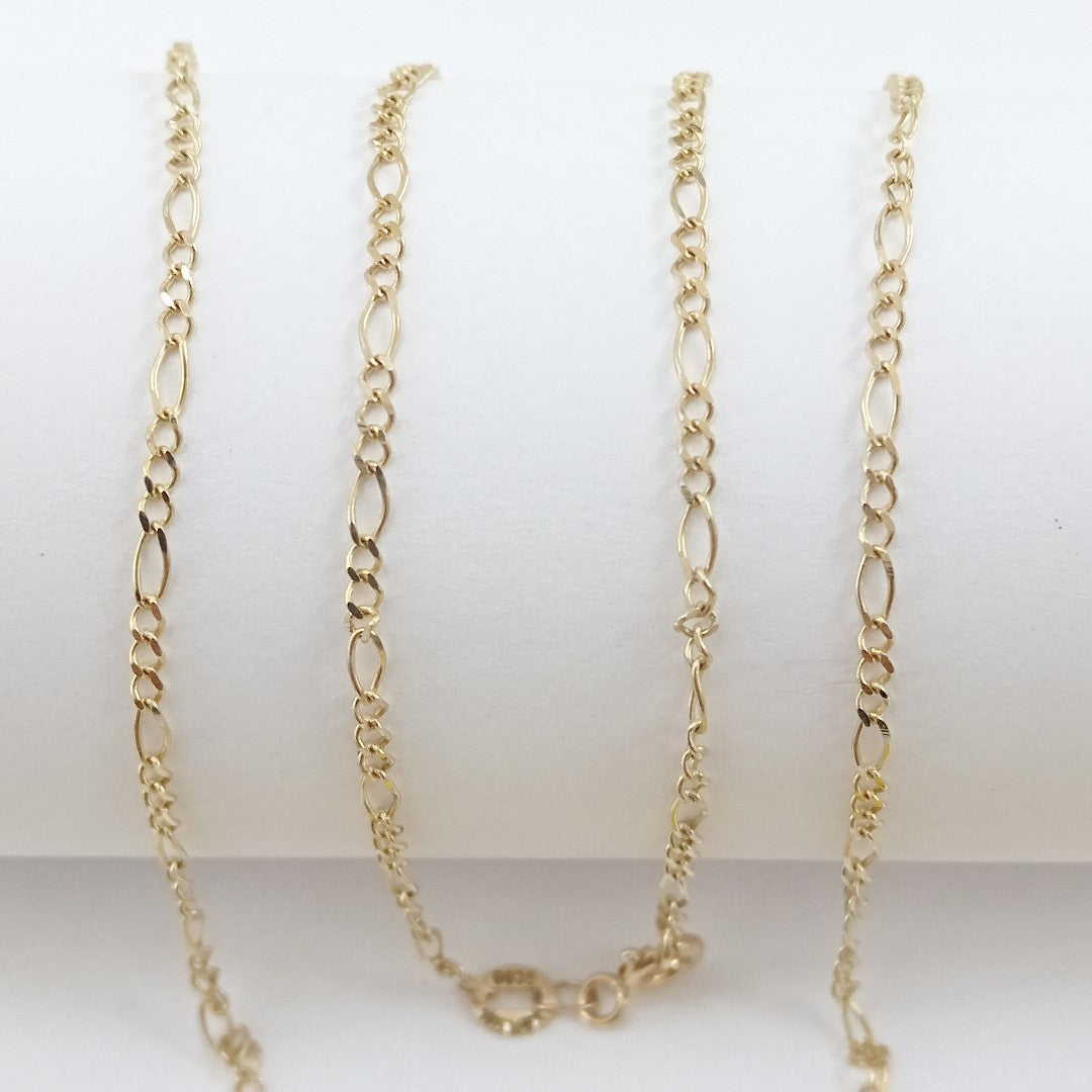CADENA TEJIDO 3X1 14K 55 CM 2.3 GR (NUEVO)