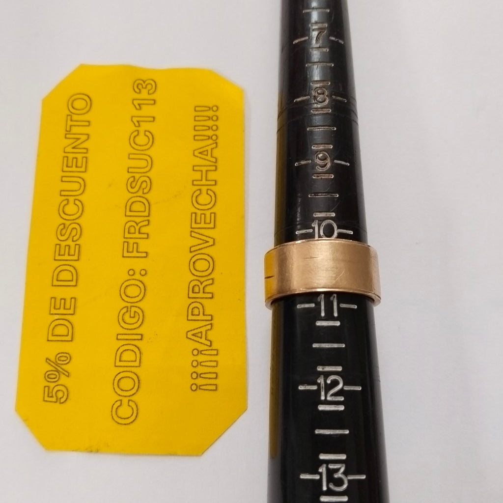 ARGOLLA ORO 14 K 12.4 GRMS (SEMINUEVO)