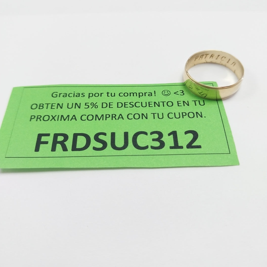 ARGOLLA ORO 14 K 1,70 GRMS (SEMINUEVO)