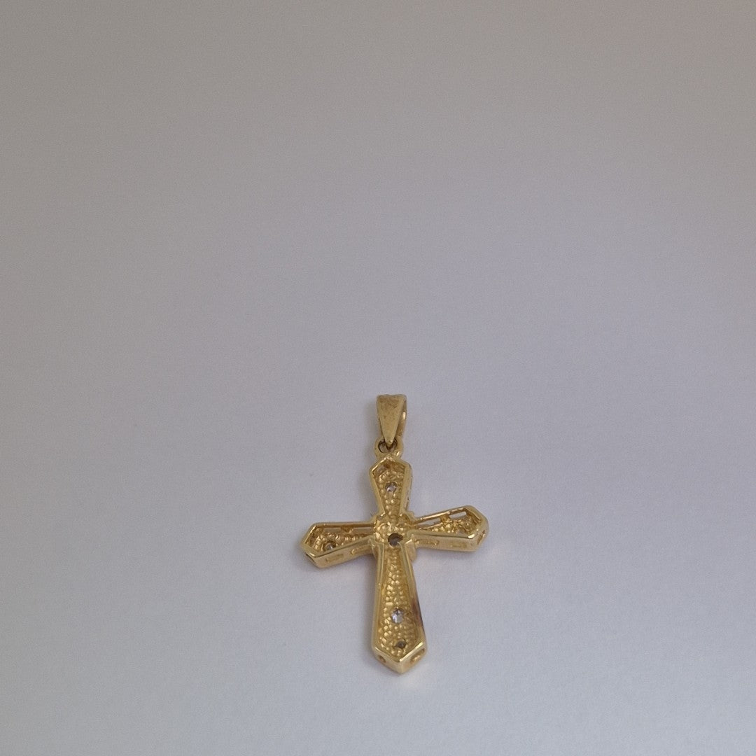 CRUZ ORO, RODIADO 14 K 2.7 GRMS (SEMINUEVO)
