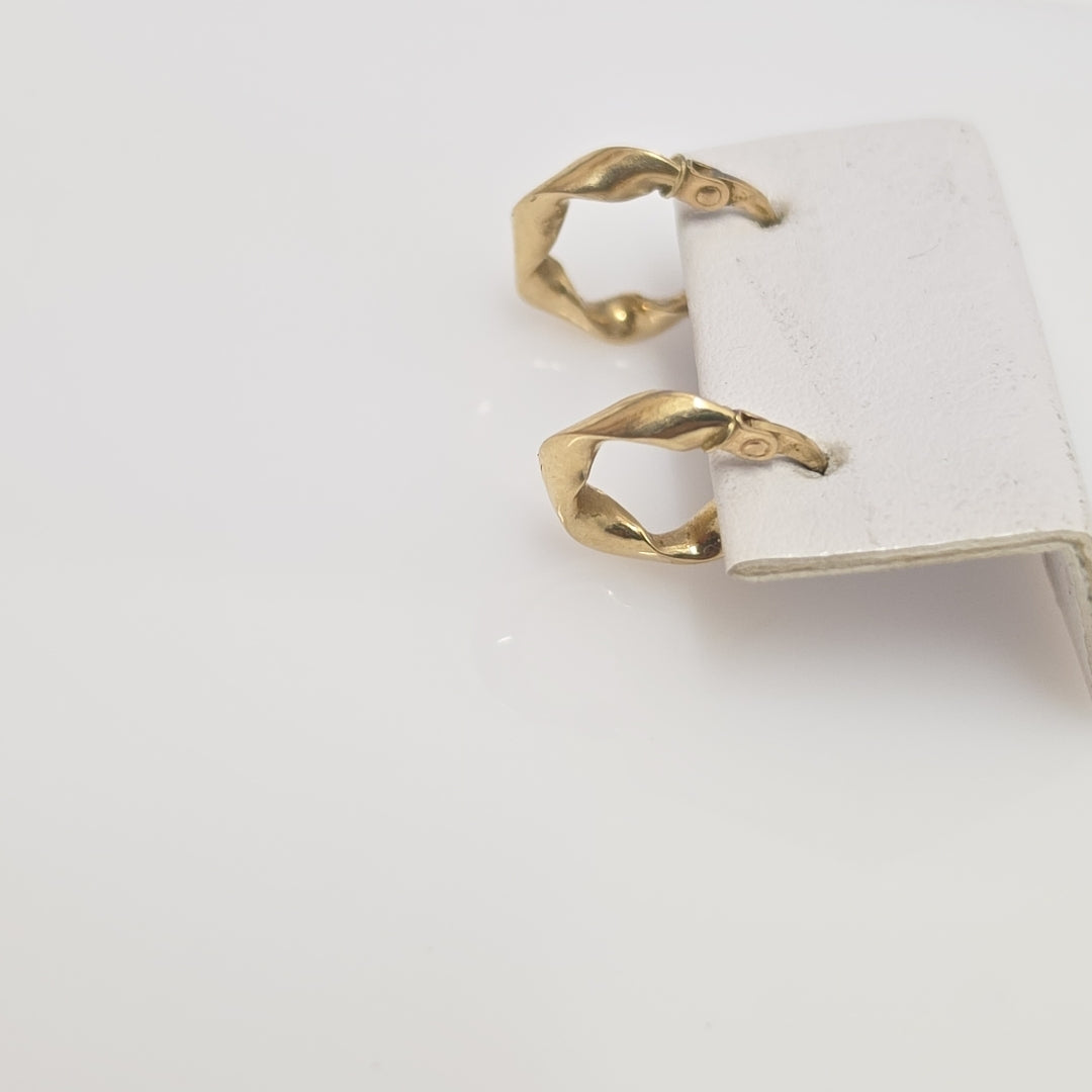 ARRACADAS PAR ORO 14 K 1 GRMS (SEMINUEVO)