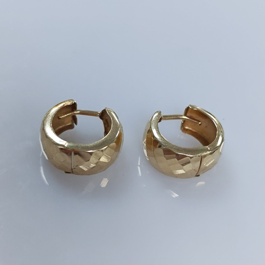 ARRACADAS PAR ORO 14 K 2,00 GRMS (SEMINUEVO)