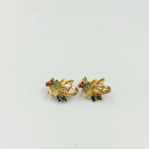 ARETES PAR ORO 14 K 4.2 GRMS (SEMINUEVO)