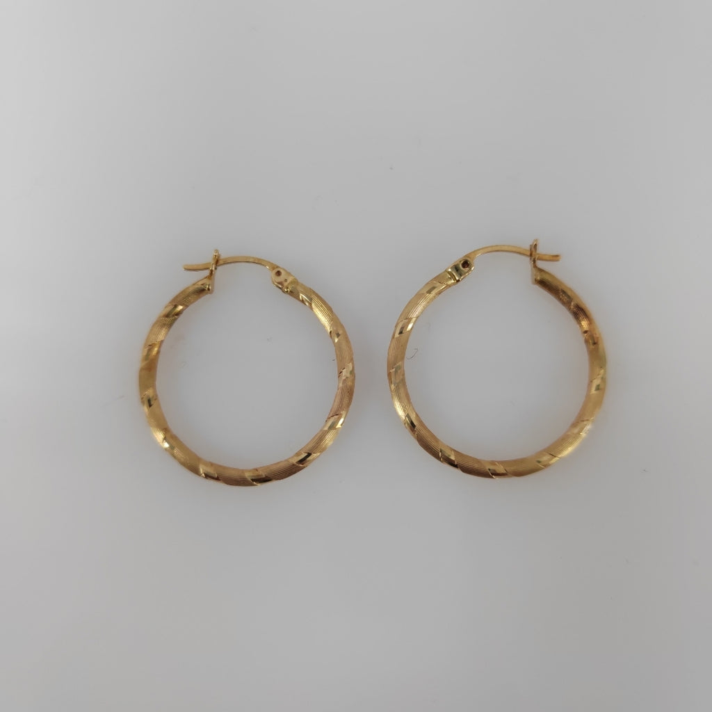ARRACADAS PAR ORO 14 K 2.6 GRMS (SEMINUEVO)