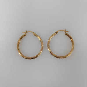 ARRACADAS PAR ORO 14 K 2.6 GRMS (SEMINUEVO)