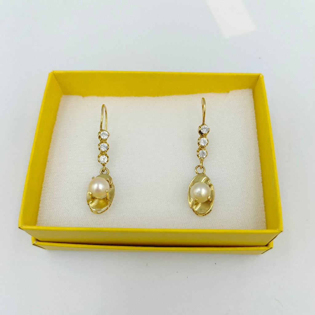 ARETES PAR ORO 10 K 5.1 GRMS (SEMINUEVO)