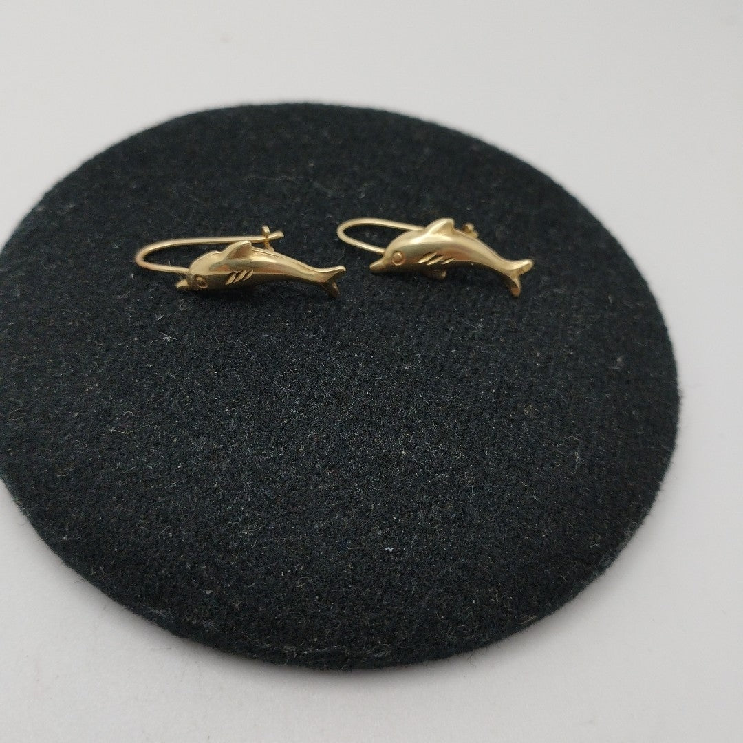 ARETES PAR ORO 10 K 1.2 GRMS (SEMINUEVO)