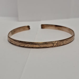 PULSERA RIGIDA ORO 8 K 6,90 GRMS (SEMINUEVO)