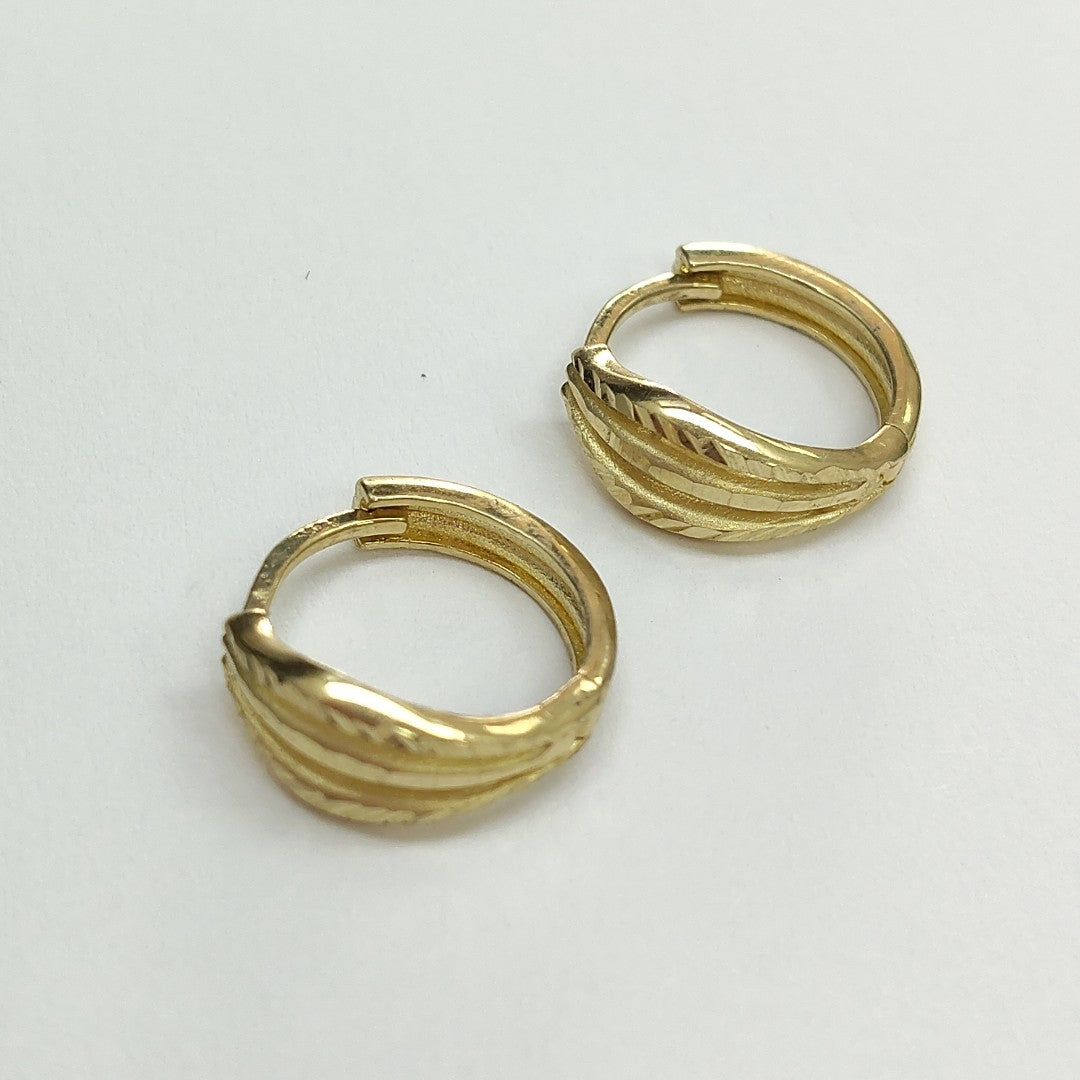 ARETES ARRACADAS 10K 2.4 GR (NUEVO)