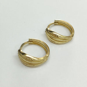 ARETES ARRACADAS 10K 2.4 GR (NUEVO)