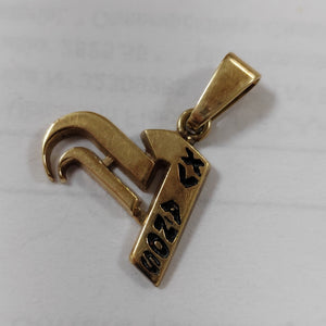 DIJE ORO 14 K 3 GRMS (SEMINUEVO)