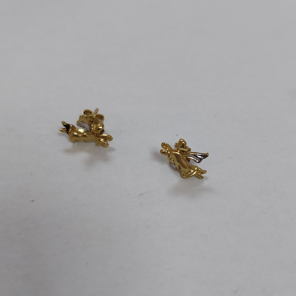 BROQUELES PAR ORO 14 K 1.9 GRMS (SEMINUEVO)