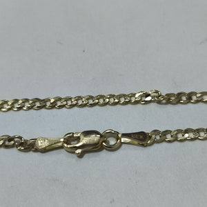 PULSERA BARBADA 14K 21 CM 2.3 GR (NUEVO)