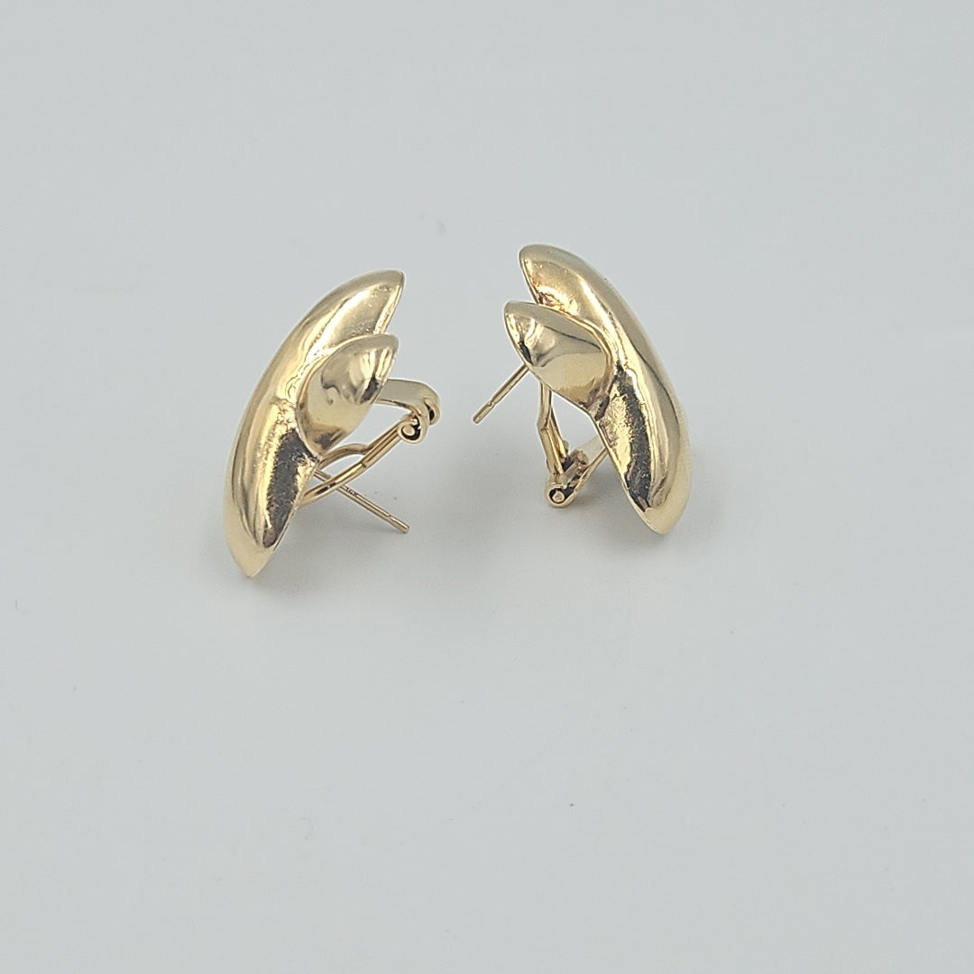 ARETES PAR ORO 14 K 7,70 GRMS (SEMINUEVO)