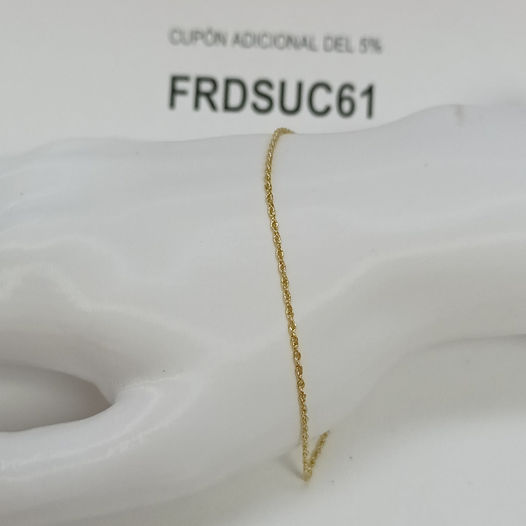 PULSERA TORZAL 14K 18 CM 1.2 GR (NUEVO)