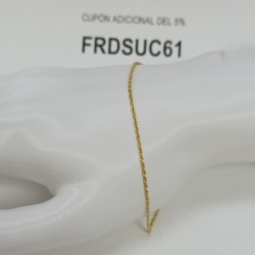 PULSERA TORZAL 14K 18 CM 1.2 GR (NUEVO)