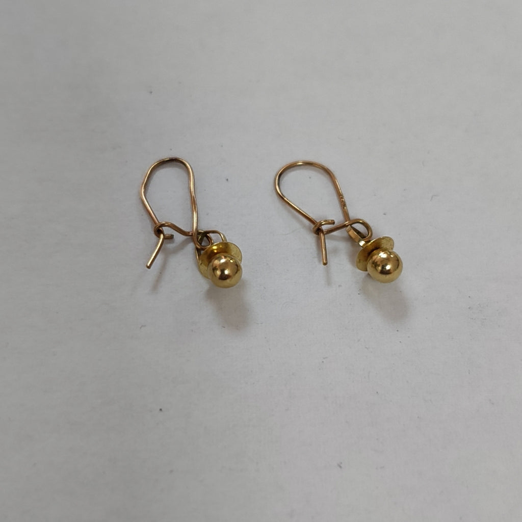 ARETES PAR, DIJE ORO 10 K 2 GRMS (SEMINUEVO)
