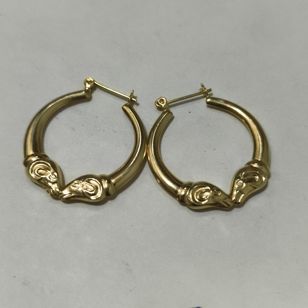 ARRACADAS PAR ORO 14 K 2,30 GRMS (SEMINUEVO)