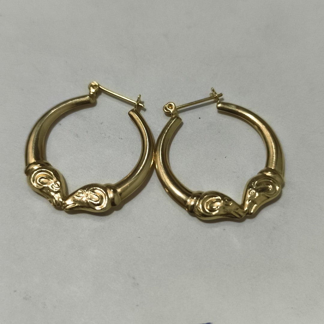 ARRACADAS PAR ORO 14 K 2,30 GRMS (SEMINUEVO)