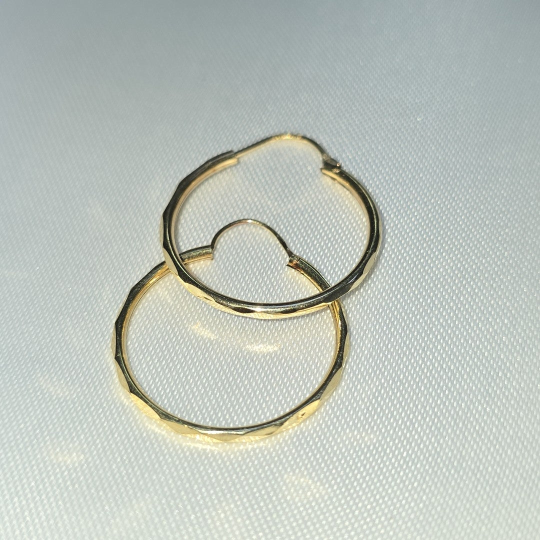 ARRACADAS PAR ORO 14 K 1,40 GRMS (SEMINUEVO)