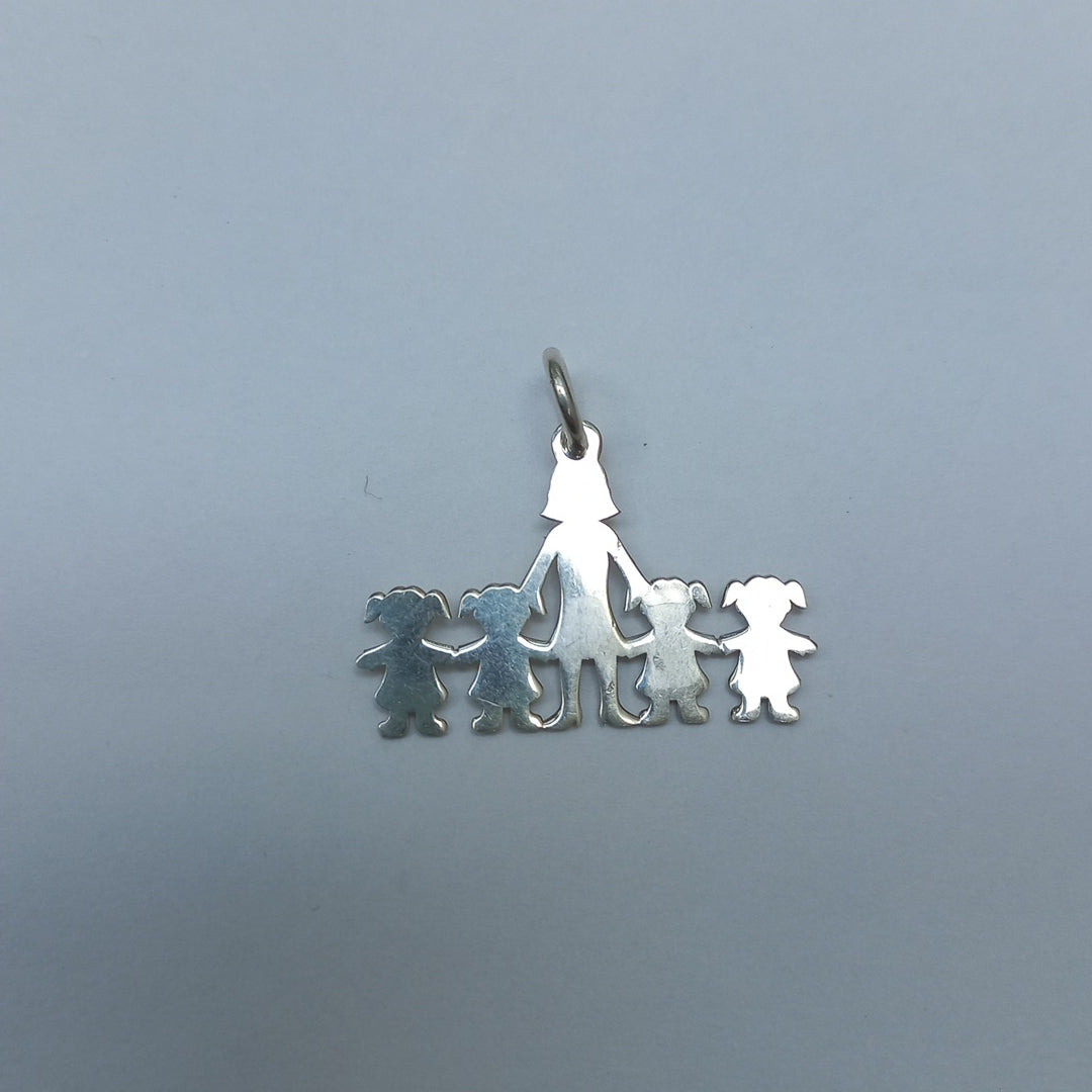 DIJE, ESCLAVA, PULSERA PLATA 16.2 GRMS (SEMINUEVO)