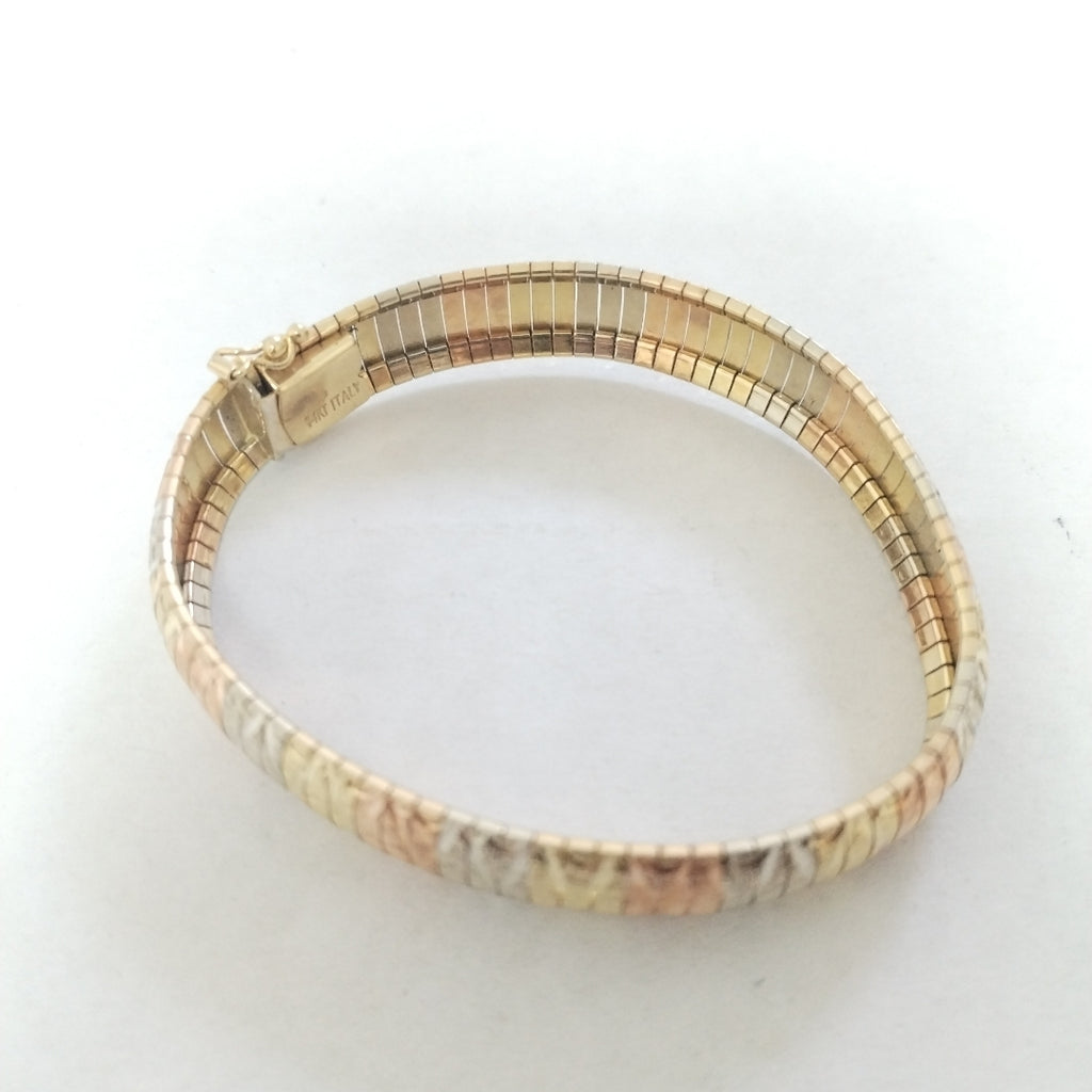 PULSERA RIGIDA ORO 14 K 23.4 GRMS (SEMINUEVO)