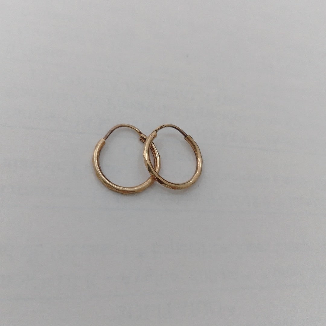 ARRACADAS PAR ORO 14 K 0,80 GRMS (SEMINUEVO)