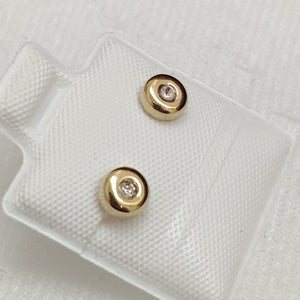 BROQUELES BROQUEL C CIRCONIA 14K 0.27 GR (NUEVO)