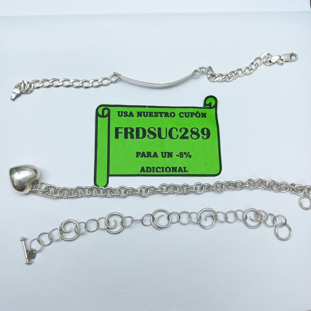 PULSERA PLATA 43.1 GRMS (SEMINUEVO)