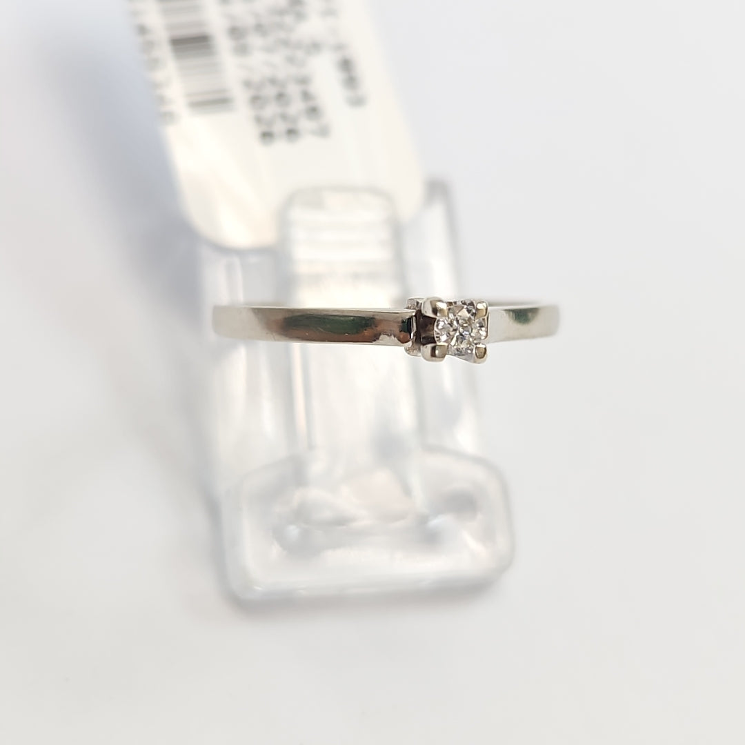 ANILLITO ORO,ORO BLANCO 14 K 1,50 GRMS (SEMINUEVO)