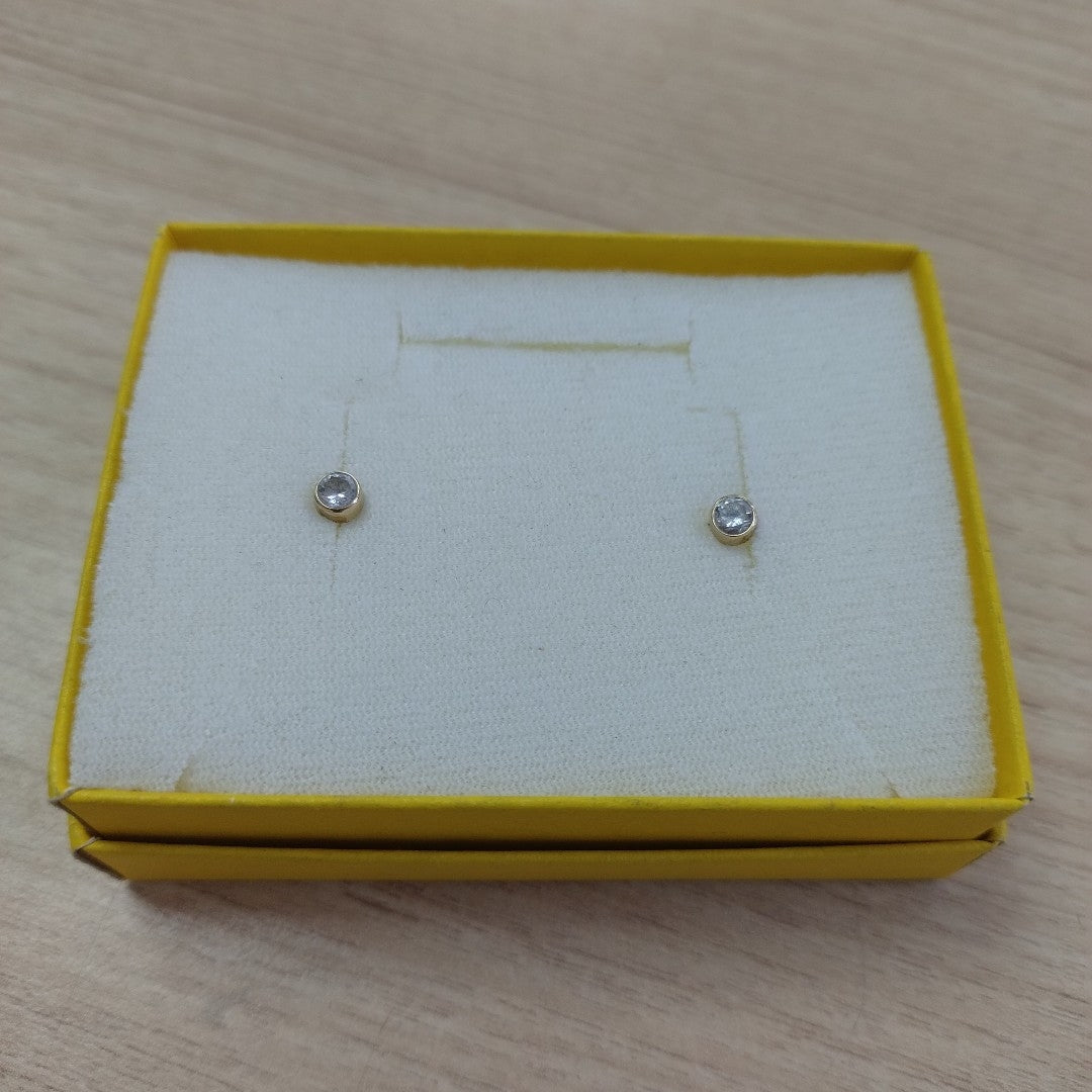 BROQUELES PAR ORO 14 K 0.5 GRMS (SEMINUEVO)