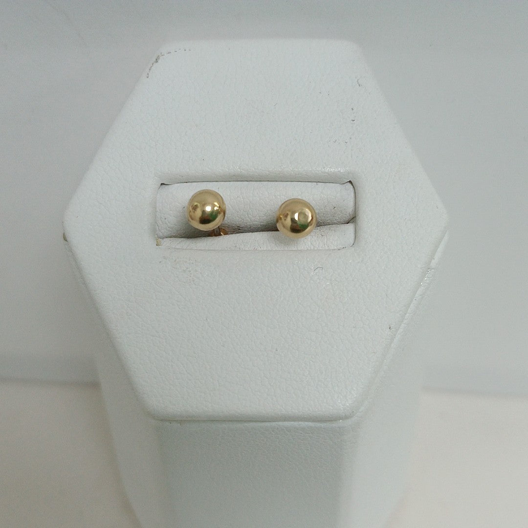 BROQUELES PAR ORO 14 K 0,30 GRMS (SEMINUEVO)