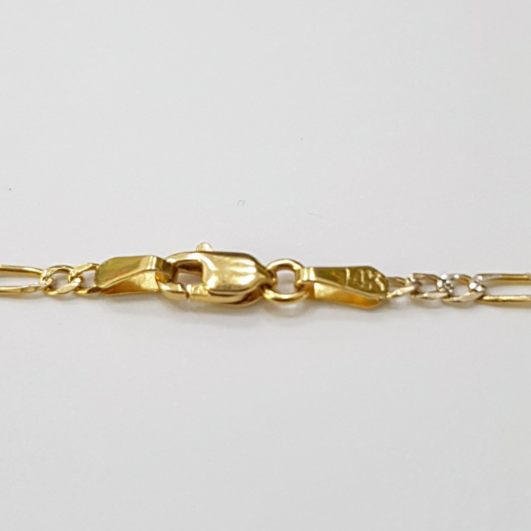 CADENA 3X1 DIAMANTADA 14K 60 CM 5.4 GR (NUEVO)
