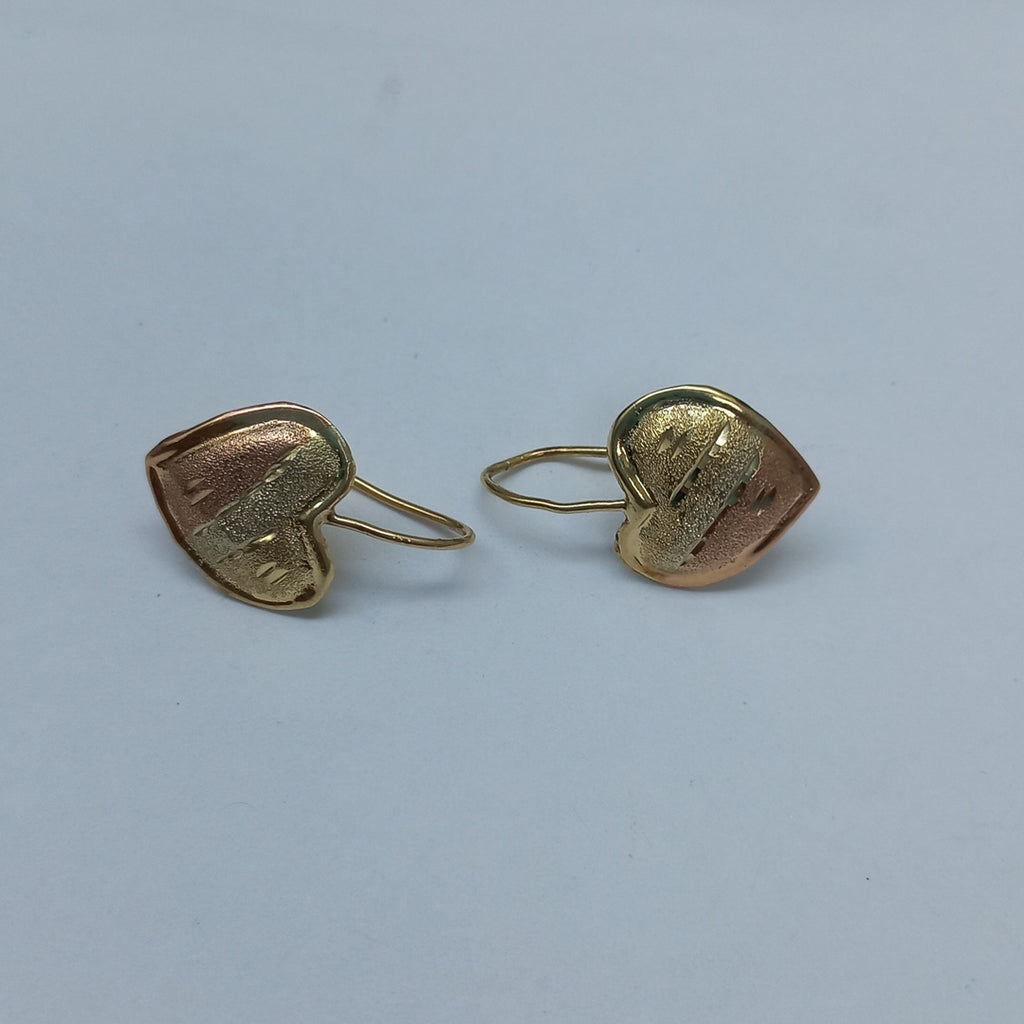 ARETES PAR ORO 14 K 1.8 GRMS (SEMINUEVO)